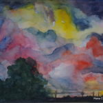 Evening Sky   Spiddal Fiona Concannon Artist