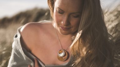Martina hamilton Handmade Irish Jewellery gold shore Collection 2017 Model