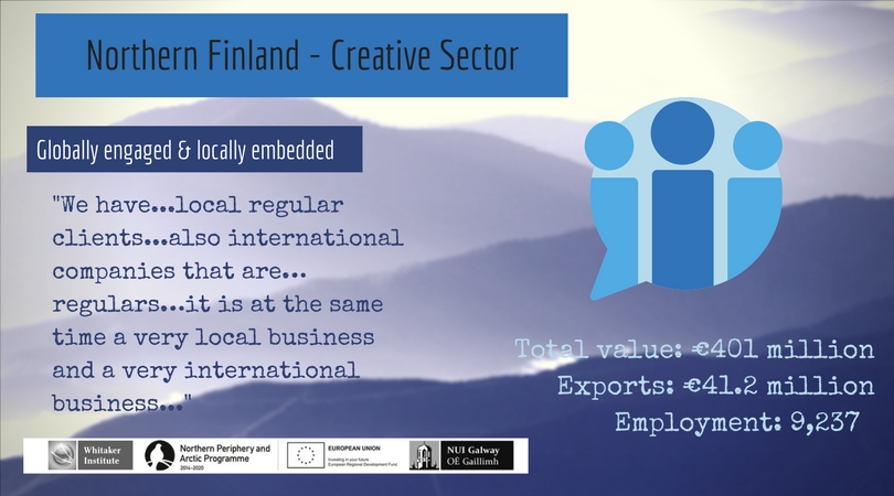 Northern Finland - Creative Sector Impacts